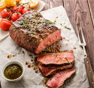 Bifteck Grillé aux Herbes
